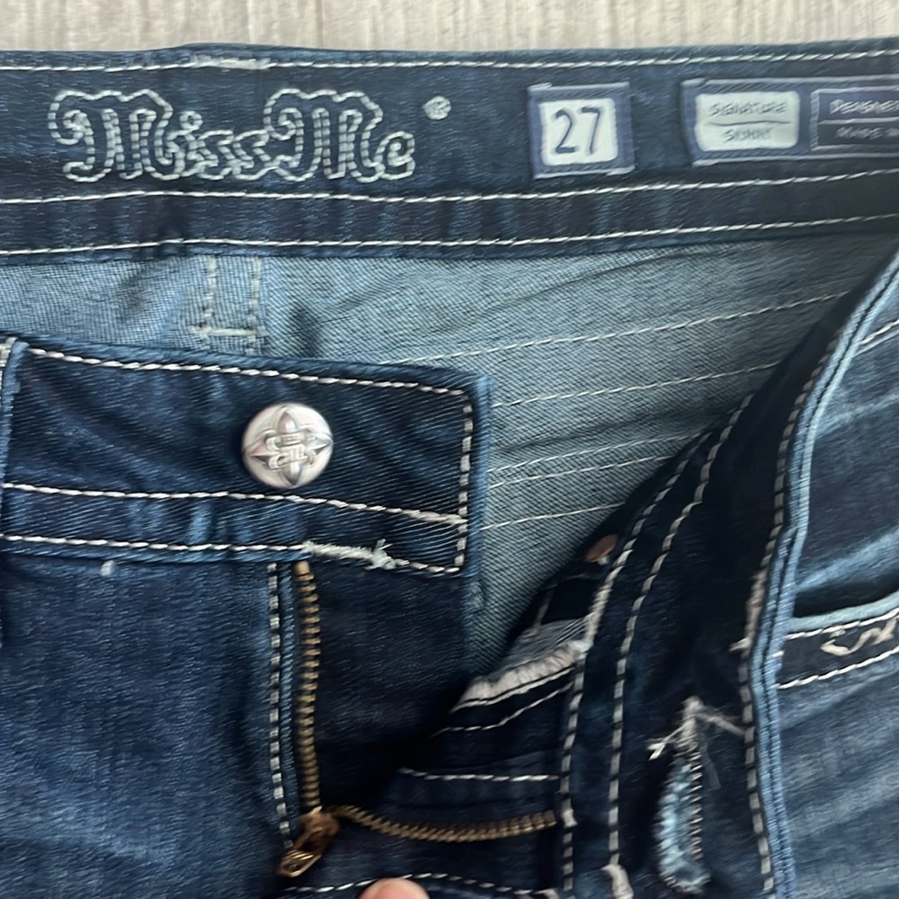 Miss Me Women Jeans‎ Signature Skinny JP7077S Color Blue Size 27
